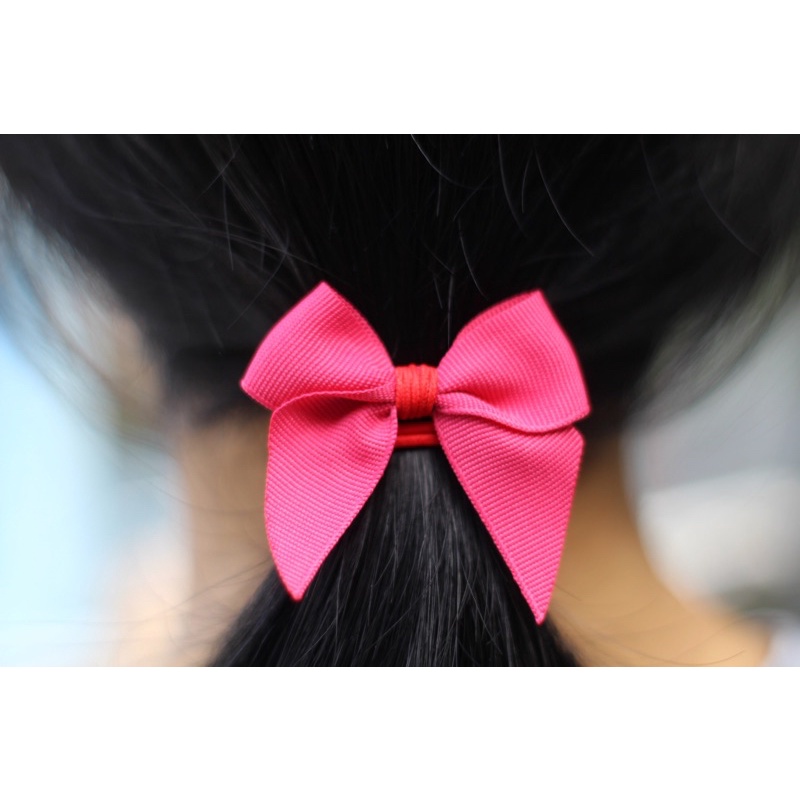 Dây cột tóc nơ nhỏ xinh nhiều màu sắc đáng yêu