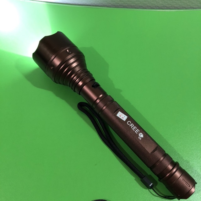 💥 đèn pin siêu sáng : Police XSL - K9 , màu đồng