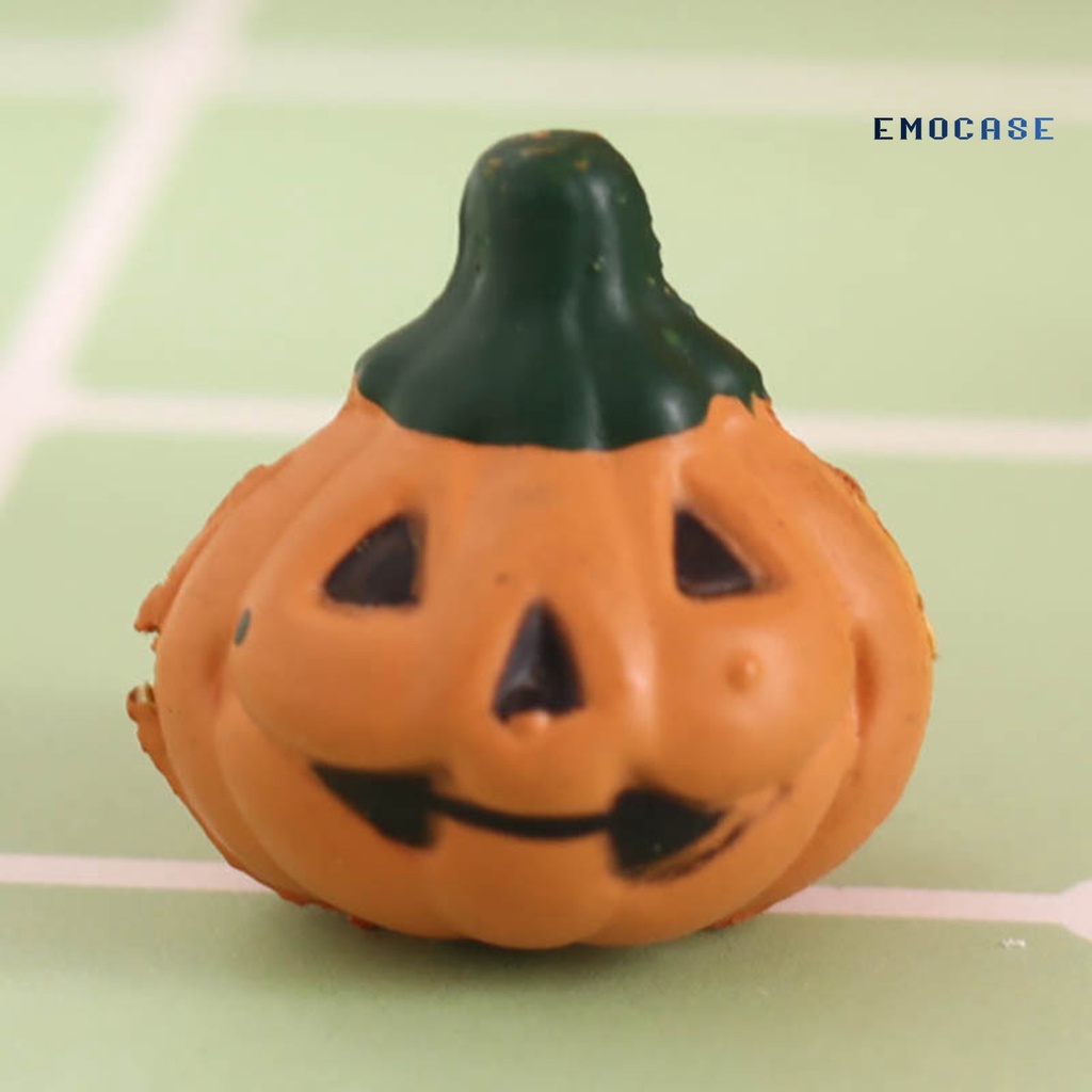 Set 2 Mô Hình Bí Ngô Mini Trang Trí Nhà Búp Bê