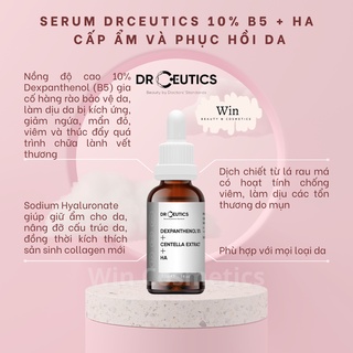Serum b5 drceutics cấp ẩm và phục hồi da dexpanthenol 10% + centella extract + ha
