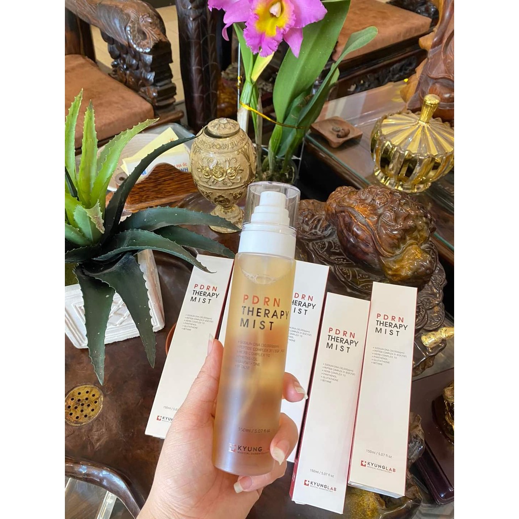 Xịt khoáng thần Kyung Lab PDRN Therapy Mist 150ml tăng sinh collagen, cấp ẩm phục hồi bảo vệ da