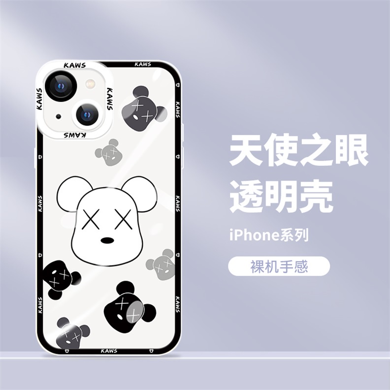 Ốp Điện Thoại TPU Dẻo In Hình Gấu Nghệ Thuật Iphone 11 12 Pro 12 Promax 12 Mini 11 Pro 11 Promax 13 13 Pro 13 Promax Xs Max XR 7 8 Plus