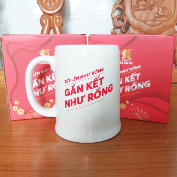 Ly sứ Minh Long bia SÀI GÒN (Hàng khuyến mãi)