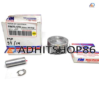 Bộ pít tông lc 135 jupiter mx king 57mm 58mm 60mm lc 135 mx king r15 60mm