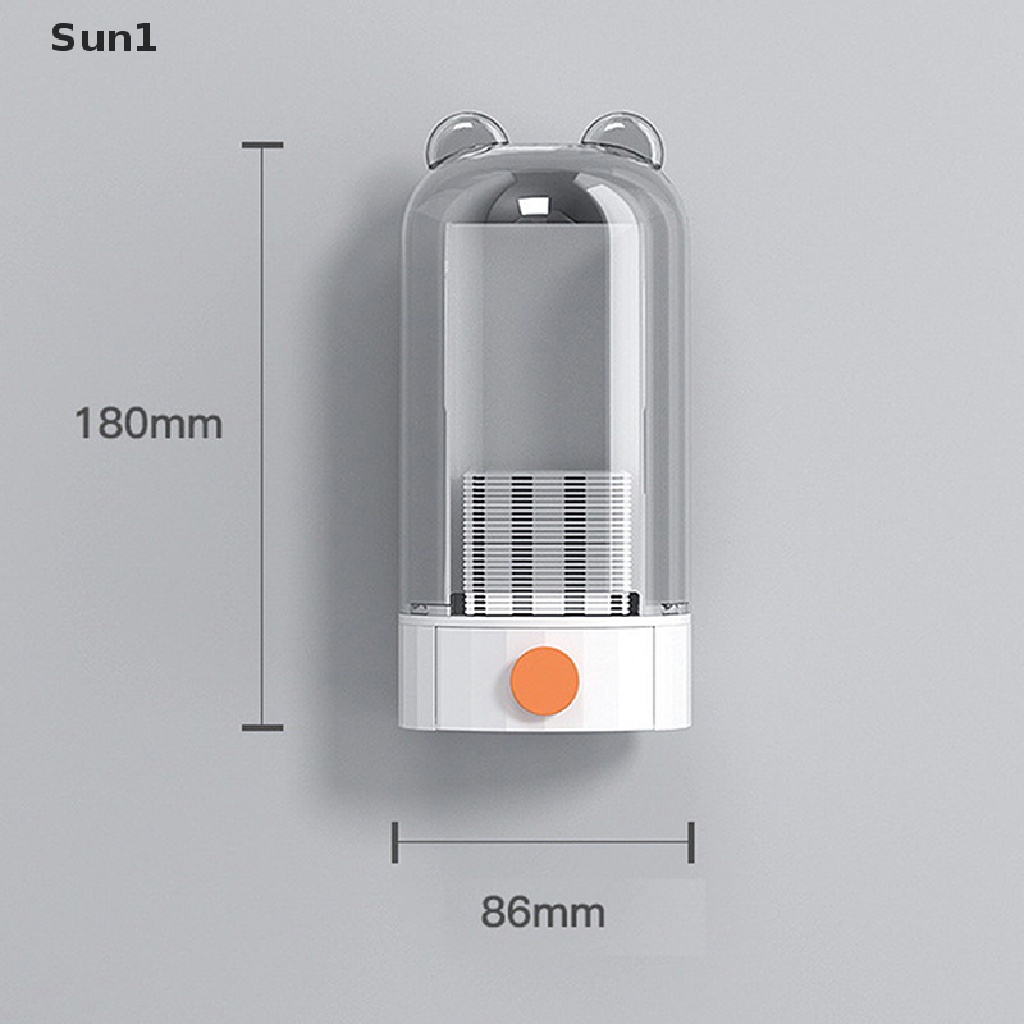 1 Hộp Đựng Bông Tẩy Trang Treo Tường Trong Suốt Tiện Dụng