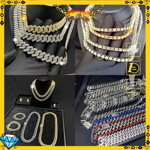 [Hàng Sẵn] Dây Chuyền Cuban Chain Cao Cấp Nhất