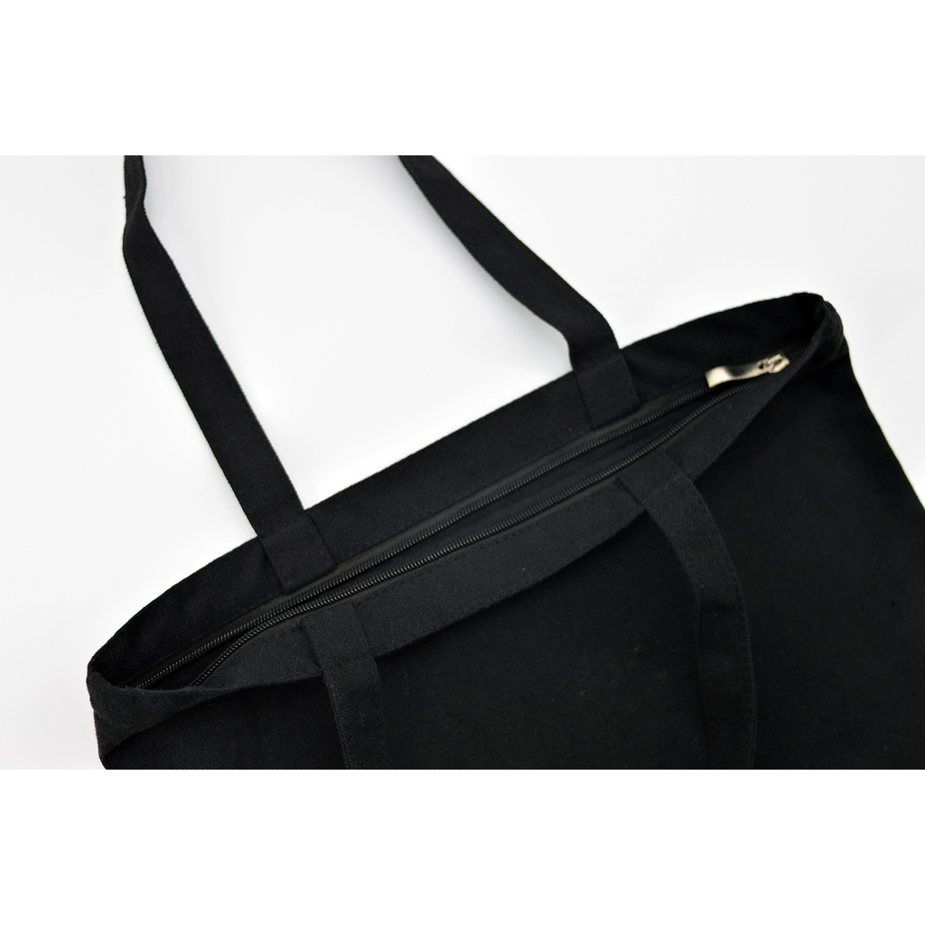 Danh Sách playlist Túi tote canvas Tổng Hợp In Hình pic Có Dây Kéo Cho Học Sinh