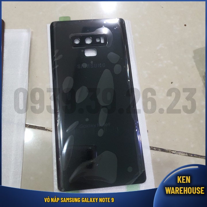 Vỏ nắp lưng điện thoại SAMSUNG Galaxy Note 9 có kính camera và keo sẵn hàng linh kiện - KEN warehouse