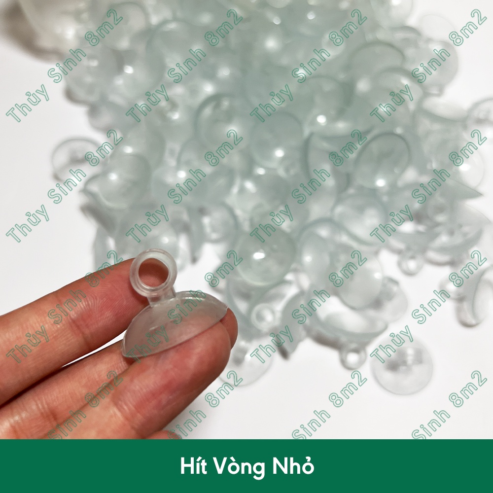 Nút Hít Răng Nhựa, Vòng Tròn Giữ Dây Oxy, Co2 Hồ Thủy Sinh - Dễ Dùng, Tiện Lợi - 8m2