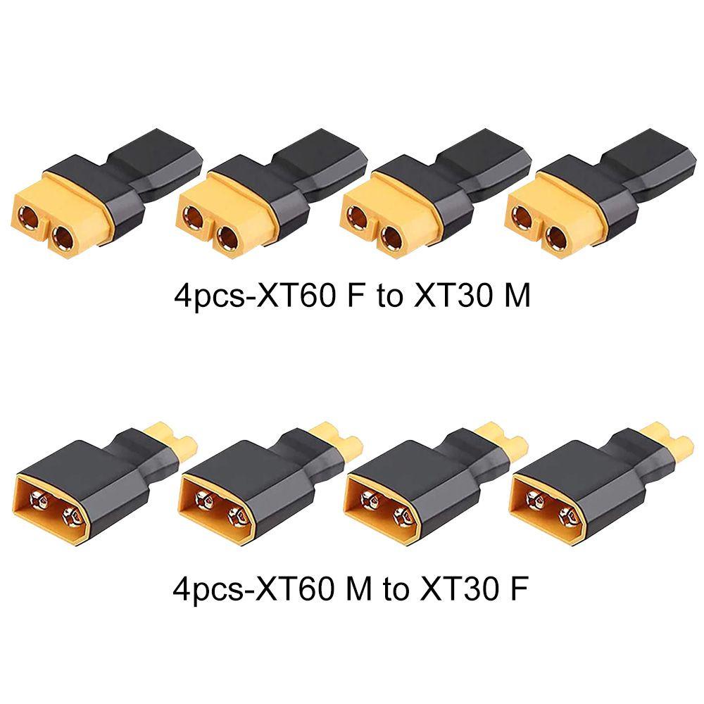 Bộ 4 Phích Cắm Chuyển Đổi XT60 Sang XT30 Chuyên Dụng Cho Máy Bay Điều Khiển Từ Xa