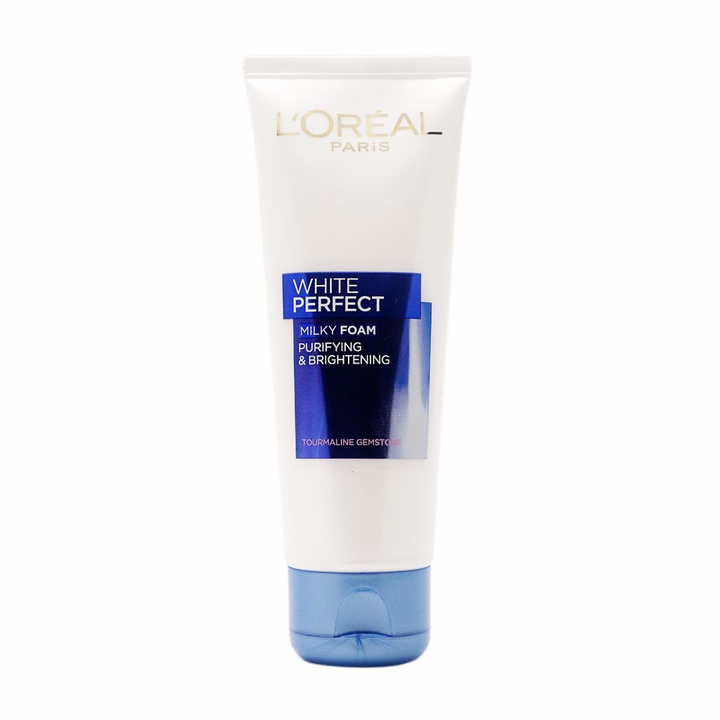 Sữa rửa mặt làm sáng và mịn da LOreal white perfect 100ml | BigBuy360 - bigbuy360.vn