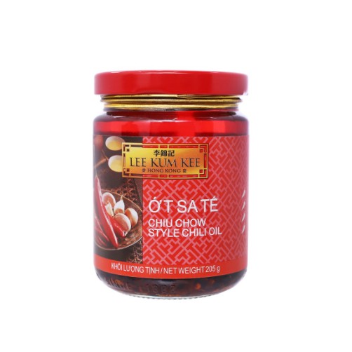 Ớt sa tế Lee Kum Kee / Chiuchow Style Chili Oil 205gr