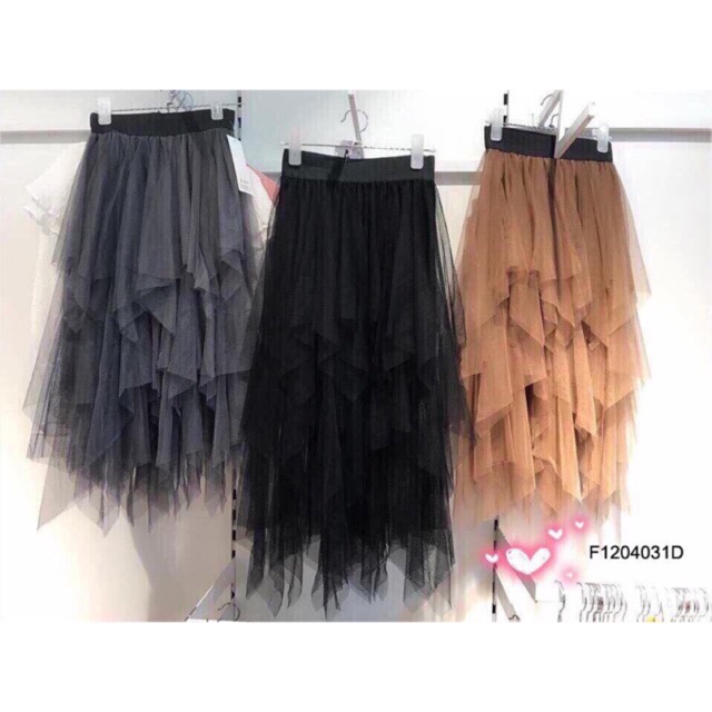 Chân váy tua rua voan tầng siêu hot dài qua gối | BigBuy360 - bigbuy360.vn