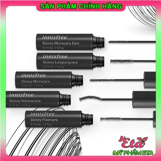 Mascara chuốt mi cao cấp INNISFREE SKINNY chống nước làm dày và dài mi hiệu quả
