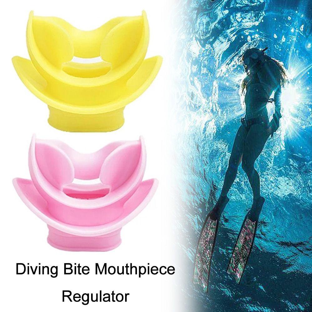 MELODG Miệng Ngậm Khi Lặn Bằng Silicone Điều Chỉnh Được