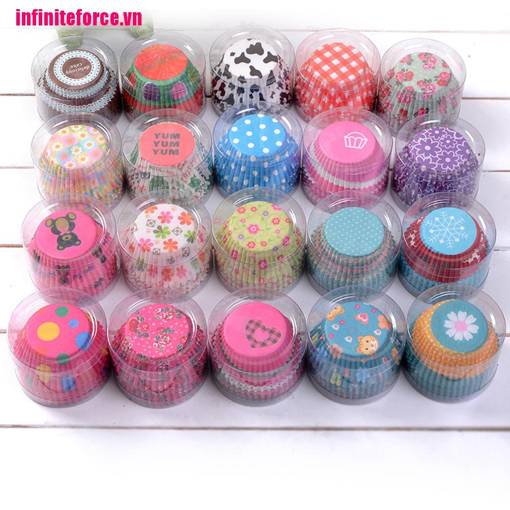 5xin Ngẫu Nhiên 100 Giấy Cupcake