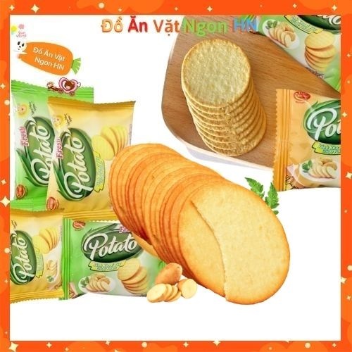 Bánh Khoai Tây Potato Minh Phát 500g Đồ Ăn Vặt Và Bánh Kẹo Giá Rẻ Vỏ Ngoài 2 Màu Đảm Bảo Chất Lượng VS ATTP