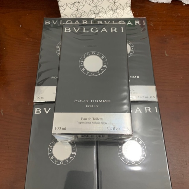 Nước hoa bvlgari pour homme soir 100ml 1.200 full seal (tặng 1 vials)