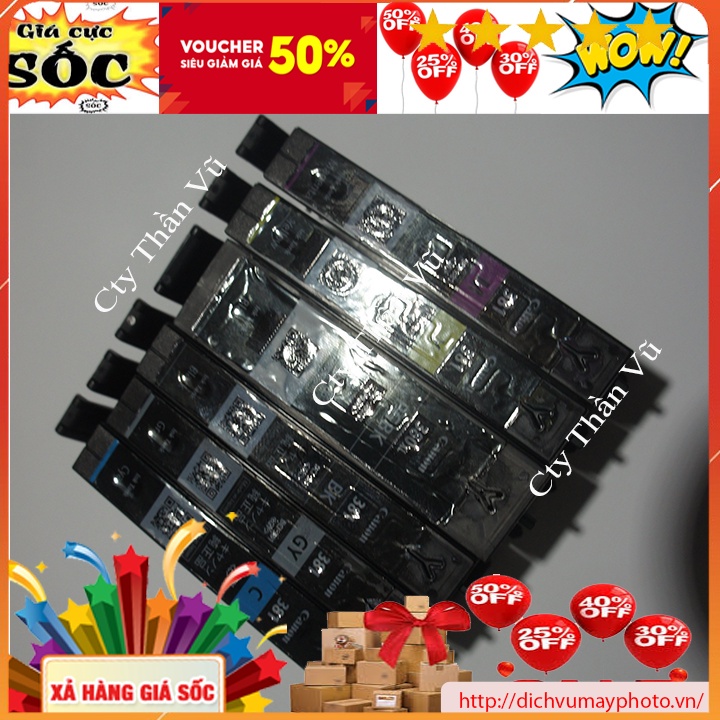 Bộ thỏi mực hãng mã 380 381 cho Canon TS và Canon MG 6230 6130 hàng chuẩn bền đẹp chất lượng Kholinhkienmayin