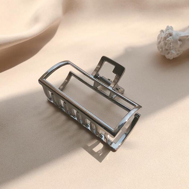 Kẹp Tóc Hợp Kim Thiết Kế Đơn Giản Phong Cách Hàn Quốc