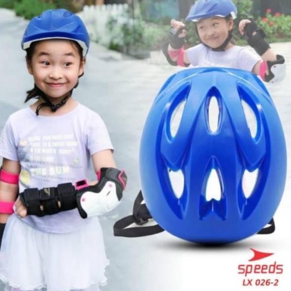 ￣➙ Inline Mũ Bảo Hiểm Trượt Băng / Mũ Bảo Hiểm Chính Hãng Cho Trẻ Em Và Tuổi Teen Xe Đạp - Màu Xanh Dương Tốt Nhất