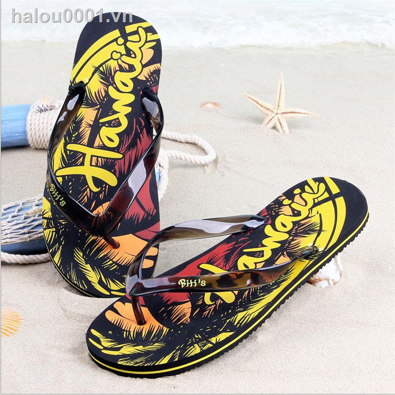 ✿Ready stock✿  Hekou imported Vietnam Pingxian bitis men s shoes summer outdoor flat beach flip flops Hawaiian style sandals