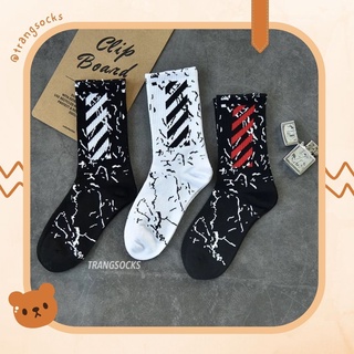 Tất OFF WHITE tia chớp