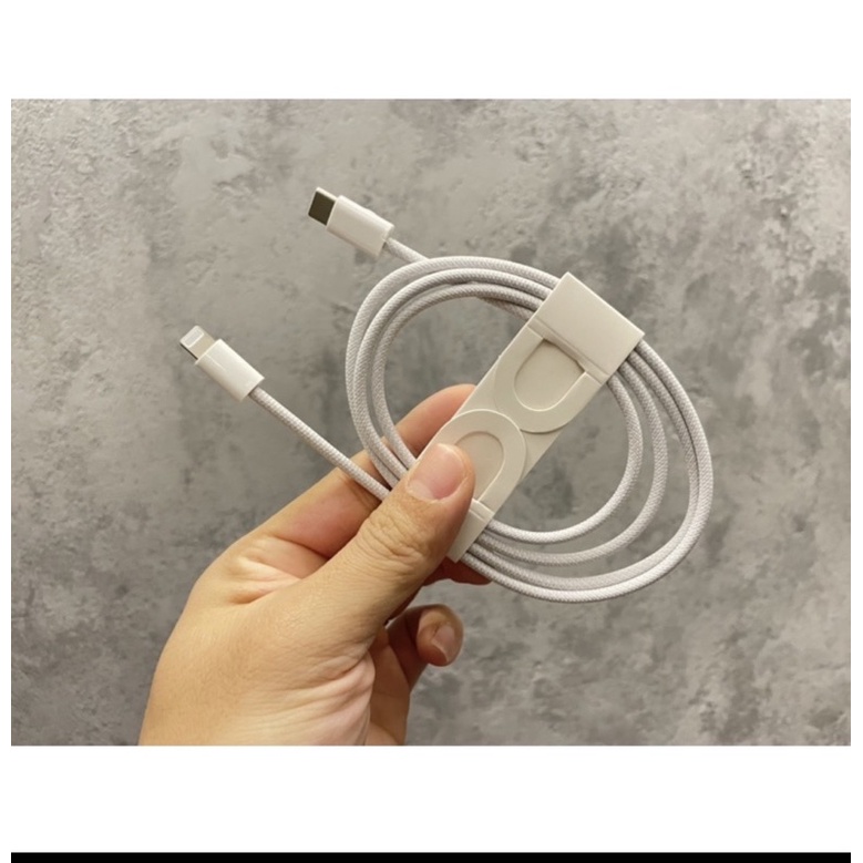 Cáp IMAC chính hãng type-C lightning bọc dù chắc chắn cực bền dùng cho iphone, ipad, chuột imac 2021