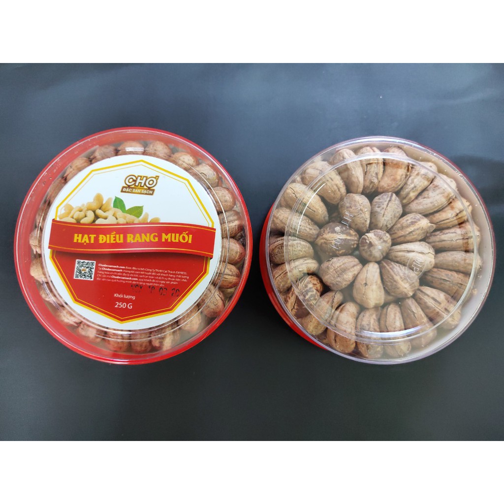 Hạt điều rang muối vỏ lụa 250g