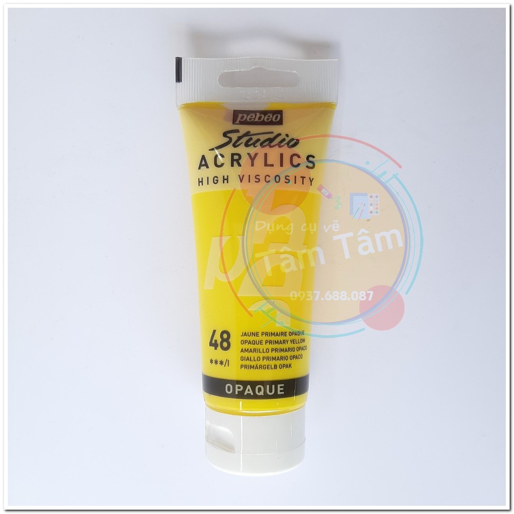 Màu acrylic Pebeo 100ml, studio acrylics Pebeo 100ml đăng lần 1/3-Dụng cụ vẽ Tâm Tâm