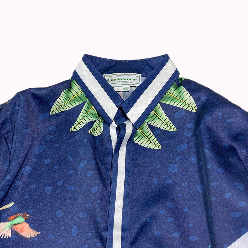 Áo sơmi Casablanca surf club midnight shirt ss21