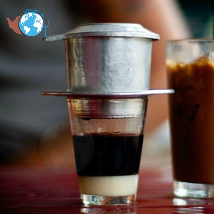 Bộ 12 ly thủy tinh uống cafe đen trơn nhỏ 17TT, 12 ly thủy tinh pha cafe nhỏ