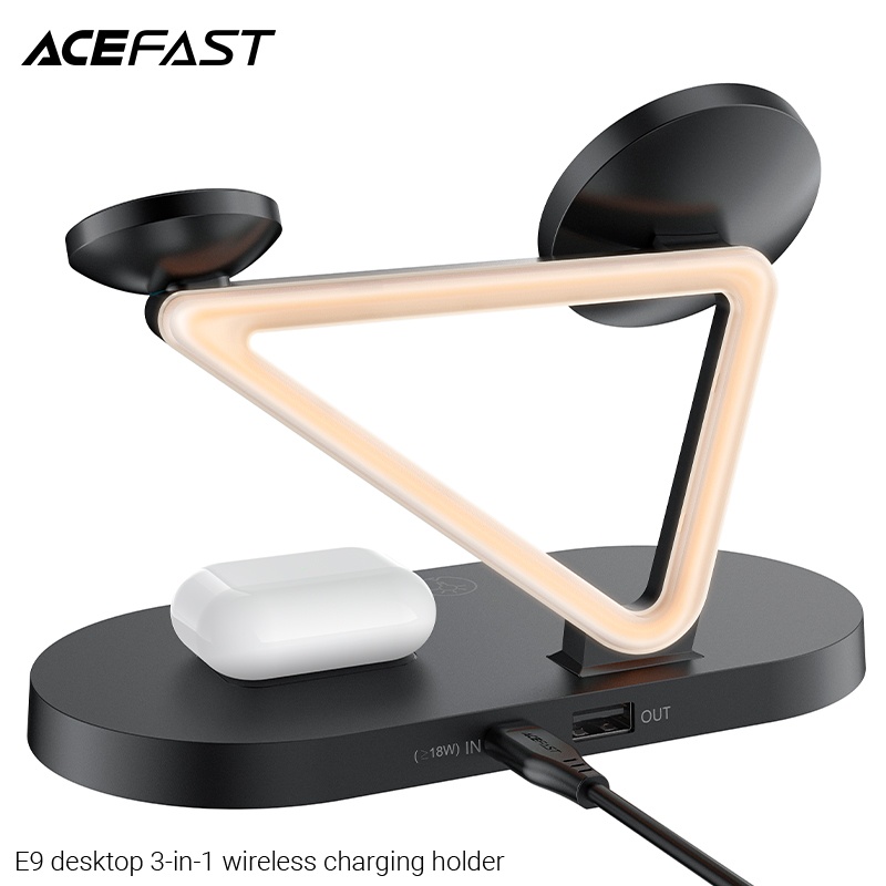 Giá đỡ sạc không dây để bàn 3 in 1 ACEFAST - E9