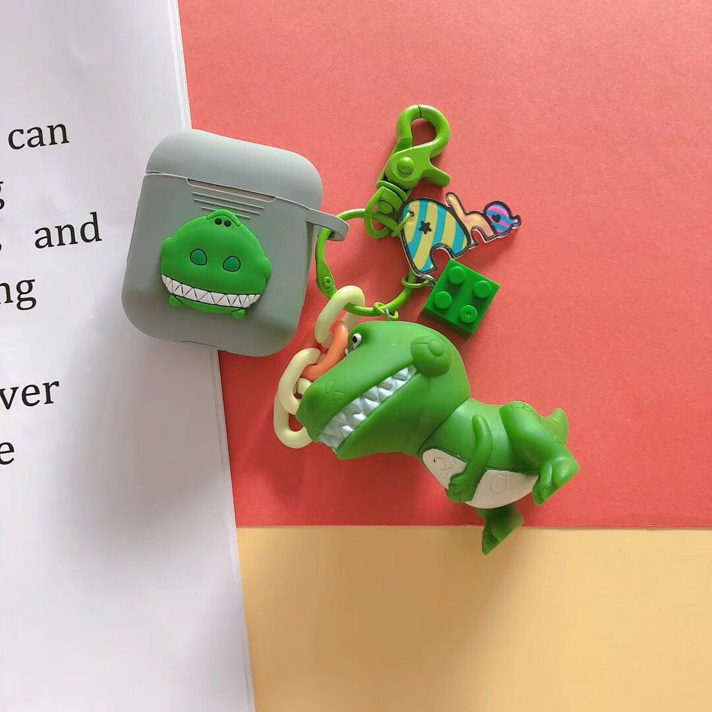 Vỏ Bảo Vệ Hộp Đựng Tai Nghe Airpods Hình Rồng Lớn Trong Toy Story Bằng Silicon