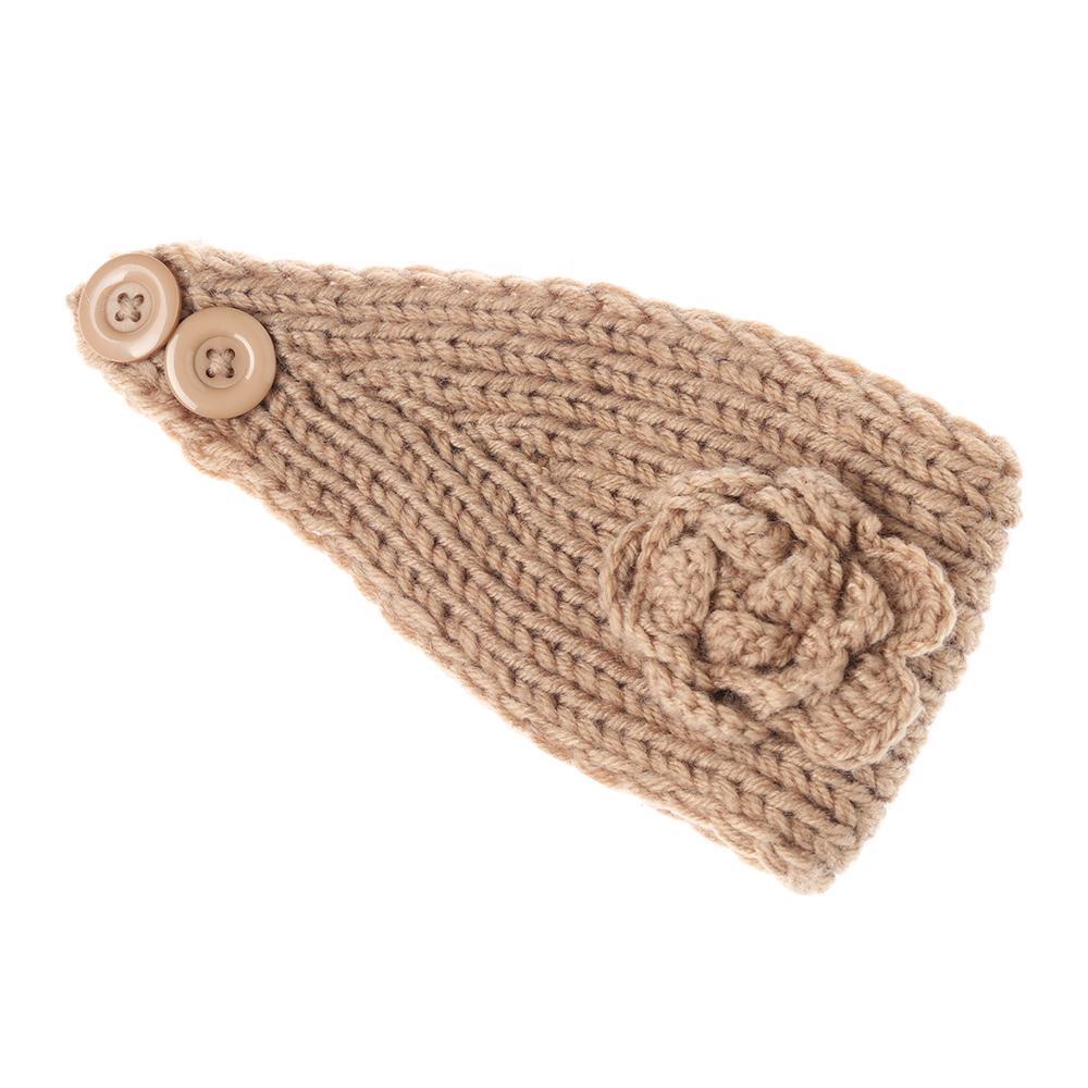 PINEVN Băng Đô Cài Tóc Mềm Mại Đính Hoa Giữ Ấm Tai