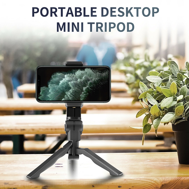 Giá đỡ ba chân cỡ nhỏ có thể điều chỉnh xoay 360 độ cho máy ảnh Gopro/điện thoại