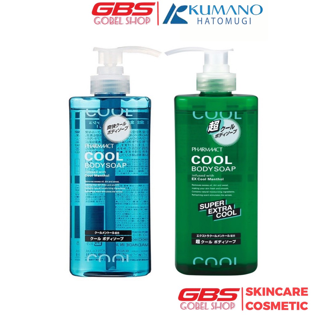 SỮA TẮM CHO NAM COOL BODY SOAP PHARMAACT NHẬT BẢN 600ML