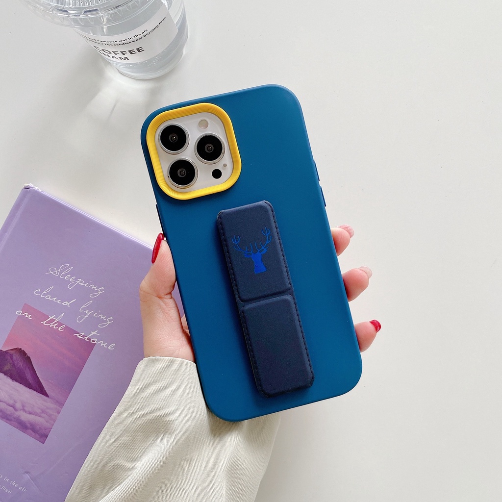 Ốp Điện Thoại Chống Sốc 3 Trong 1 Có Giá Đỡ Cho Iphone 14 11 12 13 Pro Max XS X XR Max 6 7 8 Plus SE 2020
