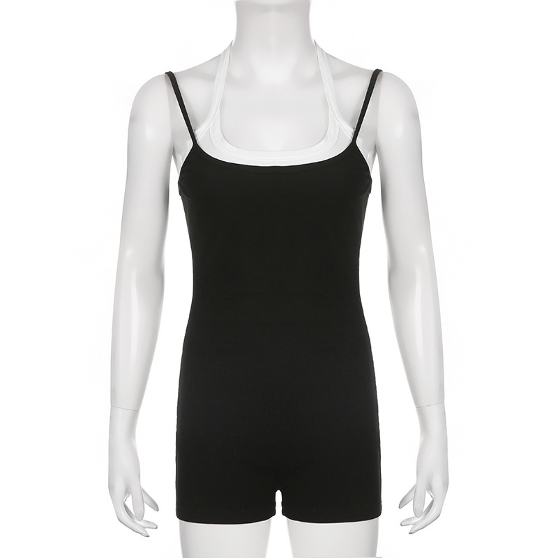 Bộ Áo Liền Quần Hở Lưng Không Tay Thời Trang Cho Nữ