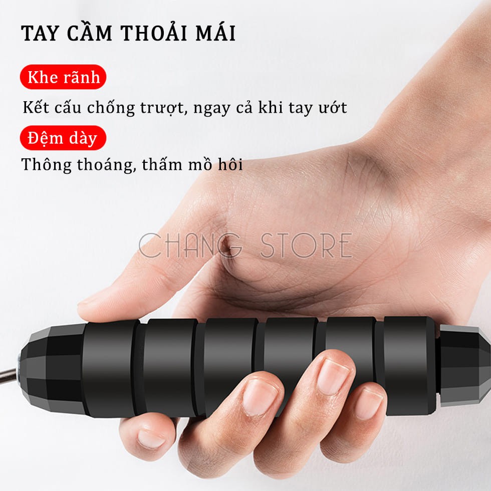 Dây Nhảy Tập Thể Dục Thể Thao 2,7m Lõi Thép Cap Cấp, Tay Cầm Chắc Chắn