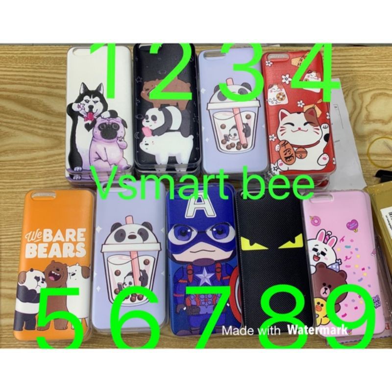 Ốp lưng Vsmart Bee dẻo in hình kute