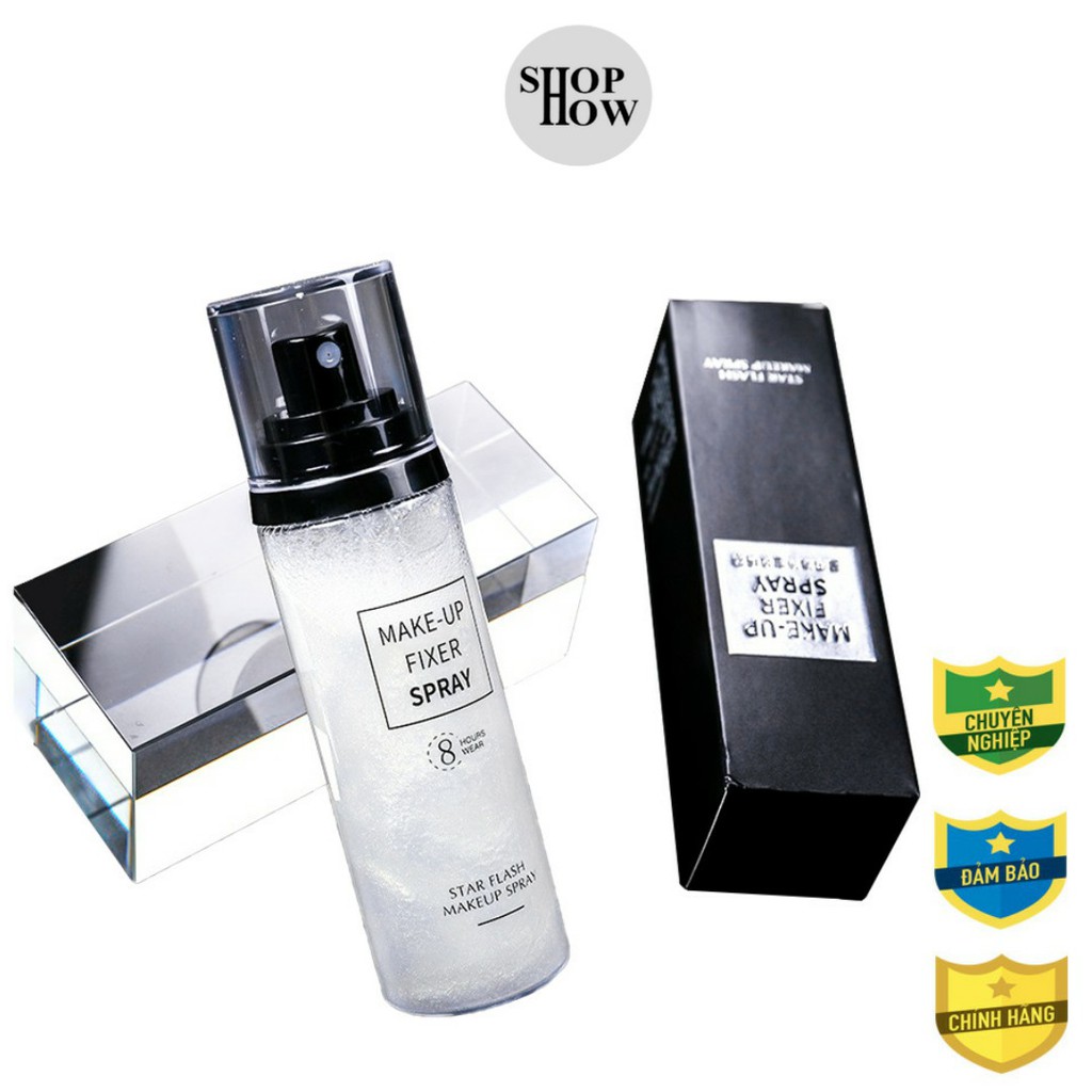 Xịt Nhũ Khóa Trang Điểm Star Flash Make Up Spray 8 Hours Wear