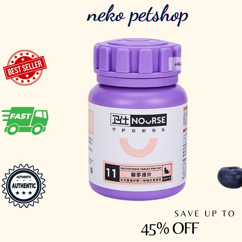 NOurse 11 VItaMIN mã HOT loại tổng hợp cho mèo