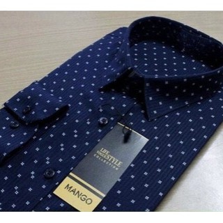 Áo Sơ Mi Nam Dài Tay Họa Tiết Chấm Bi Nhỏ TAHISM015 Chất Đẹp Dáng Ôm Cổ Bẻ Phong Cách Hàn Quốc | BigBuy360 - bigbuy360.vn