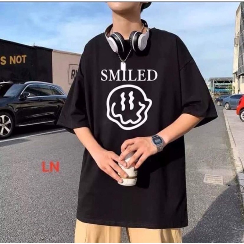 Áo phông mặt nhăn to SMILED LN11