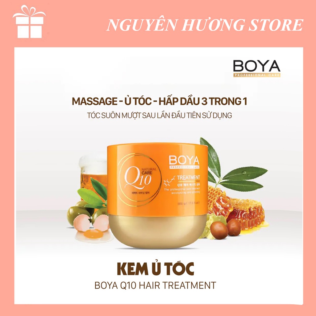 Kem Ủ Tóc Boya Q10 Hair Treatment Thái Lan 500g