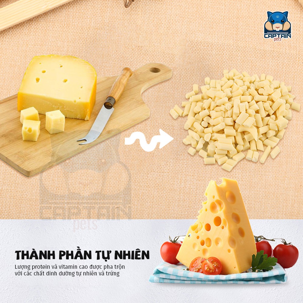 Đồ Ăn Vặt Cho Hamster - Phô mai cube