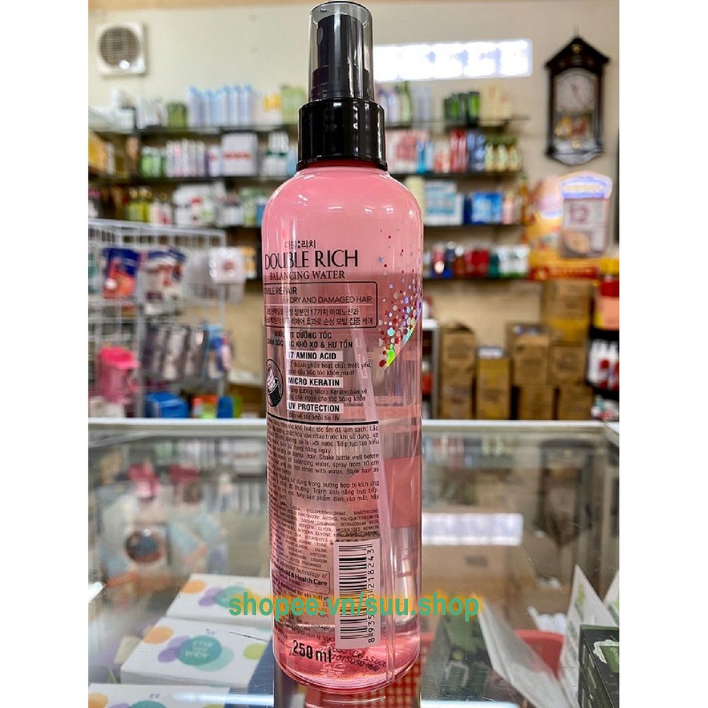 Nước Dưỡng Tóc Chăm Sóc Hư Tổn Double Rich Nutrition Hồng 250ml suu.shop cam kết 100% chính hãng | BigBuy360 - bigbuy360.vn