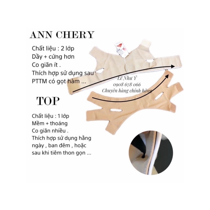 Mặt nạ định hình Vline Annchery 3017 -TOP🔥HÀNG CAO CẤP🔥 nịt định hình cằm hỗ trợ giảm mỡ giúp khuôn mặt trở nên thon gọn