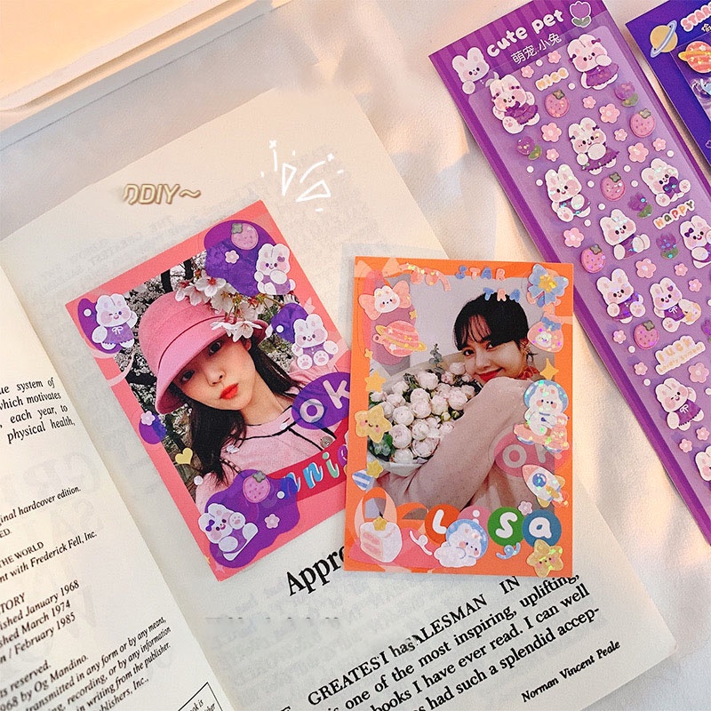 Ins Nhãn Dán Trang Trí Sổ Ghi Chú Màu Đồng Sáng Bóng Dễ Thương